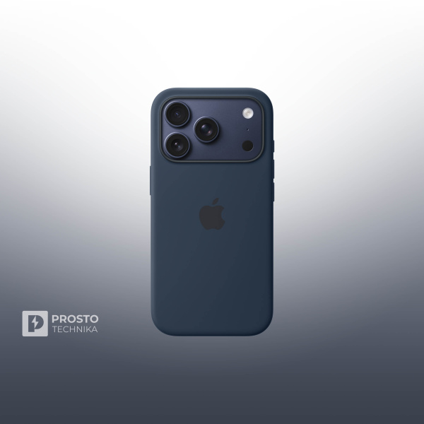 Чехол Apple iPhone 17 Pro Silicone Case with MagSafe - Midnight